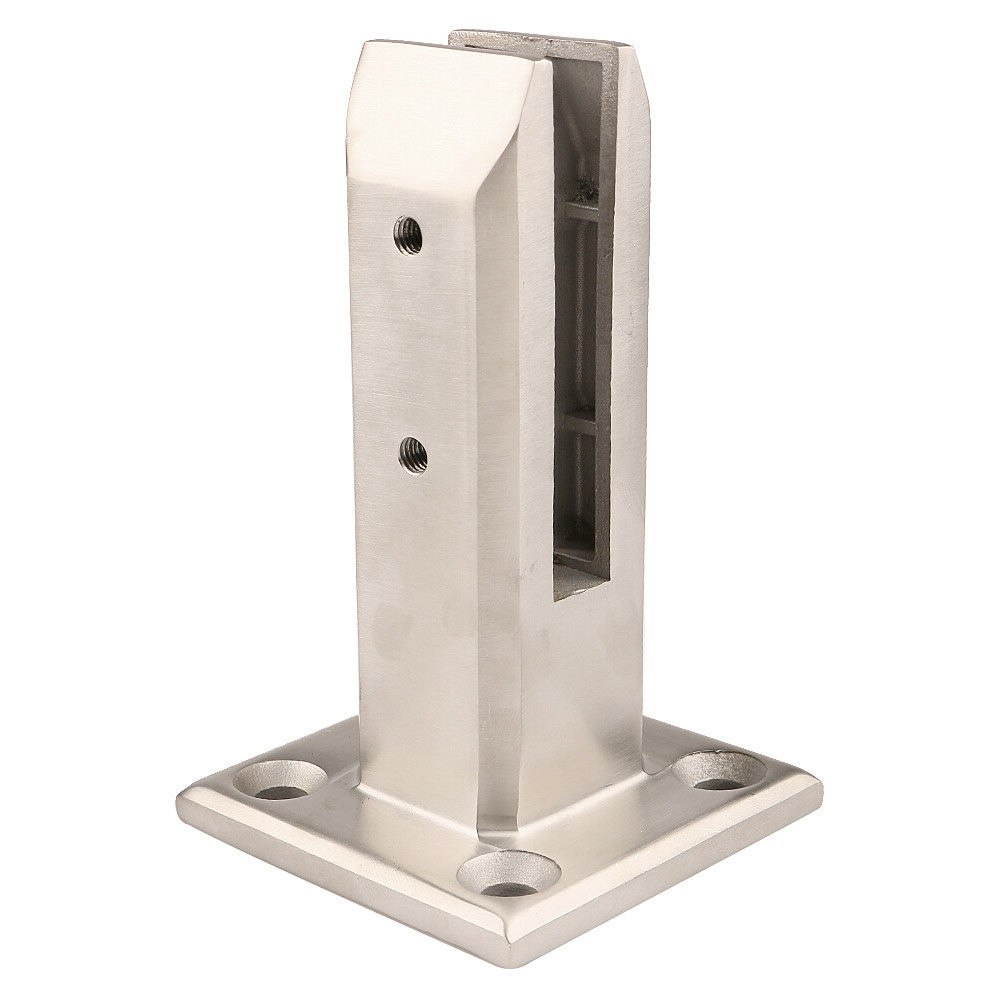 Spigots Stairs Swimming Pool Spigot Glass Balustrade Railing Balcony Home Garden Bathroom Fence Railing Clip Stainless Steel