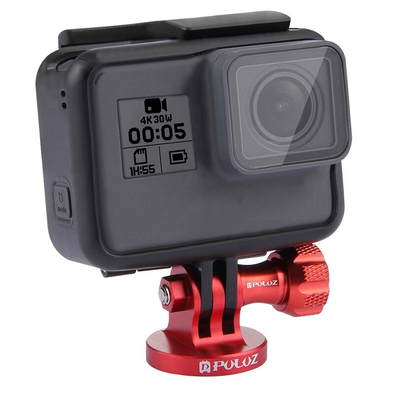 Puluz Voor Go Pro Accessoires Camcorder Statief Mount Adapter Voor Gopro HERO5 4 Sessie 4 3 + 3 2 1, xiaomi Yi, SJ4000, SJ5000