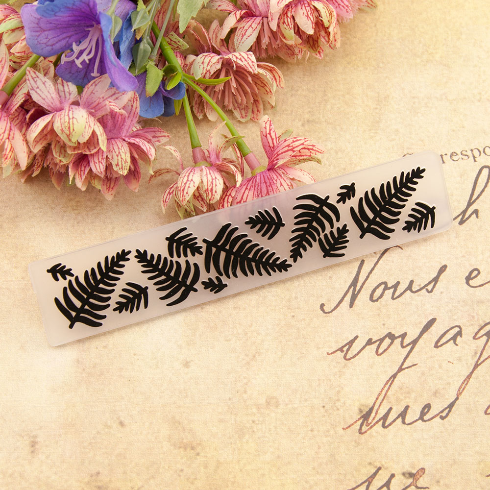 Plantilla de plástico para álbum de recortes, suministros de decoración hechos a mano para manualidades, tarjetas de álbum de fotos, 26 diseños, 15x3cm: Plata