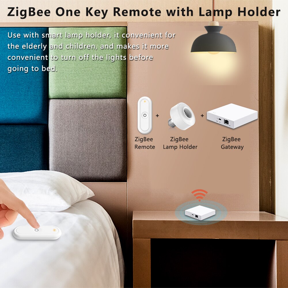 ZigBee 3.0 Wireless 8 Type Push Button Switch Remote Tuya Smart Life App Control Scene Automation ZigBee2MQTT Home Assistant