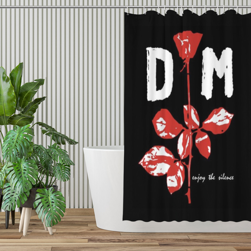 Depeche-mode dusjforheng landskap badeforheng med kroker til badet vanntett landskap