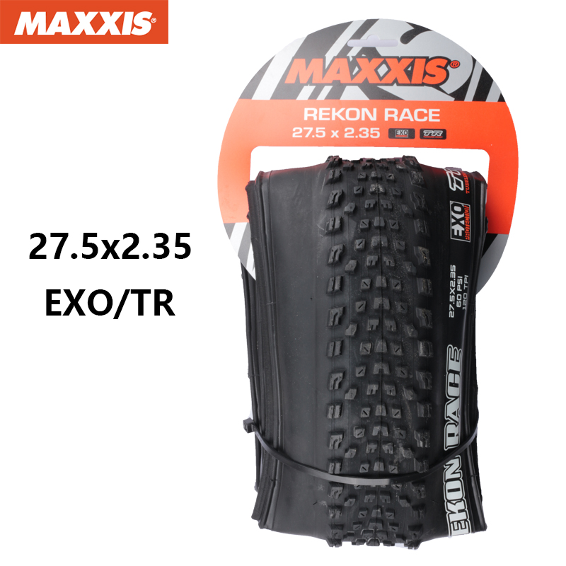 MAXXIS REKON RACE(M355RU)27.5x2.0/2.25/2.35 29x2.25/2.35/2.4WT/2.4 pneu pliant de vélo Anti-crevaison Fetus XC pour vtt: Clair