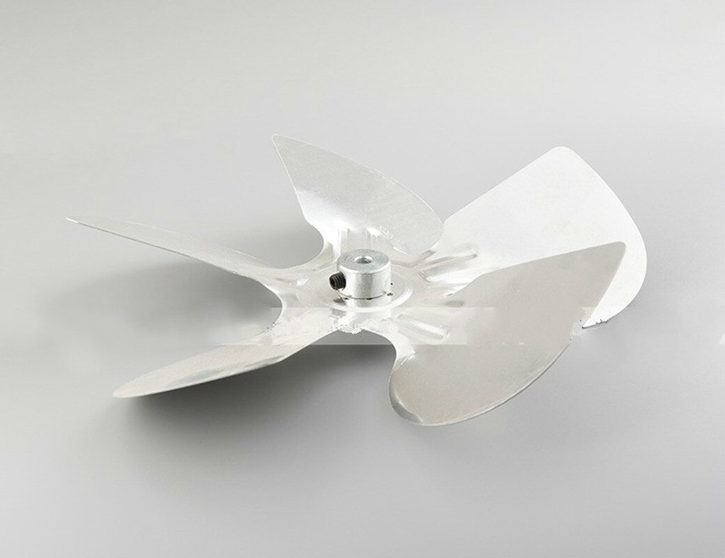 Diameter 300Mm * 53Mm Vijf-Blad Bus Hittebestendig Aluminium Oven Motor Ventilator Axiale Ventilator blade 1Pc