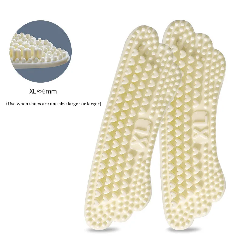 3 Paar Dames Siliconen Hak Inlegzolen Voor Voetverzorging Hakken Sticker Gel Antislip Schoen Pads Pijnstilling Hiel Bescherming Schoen Inzetstukken: WHITE