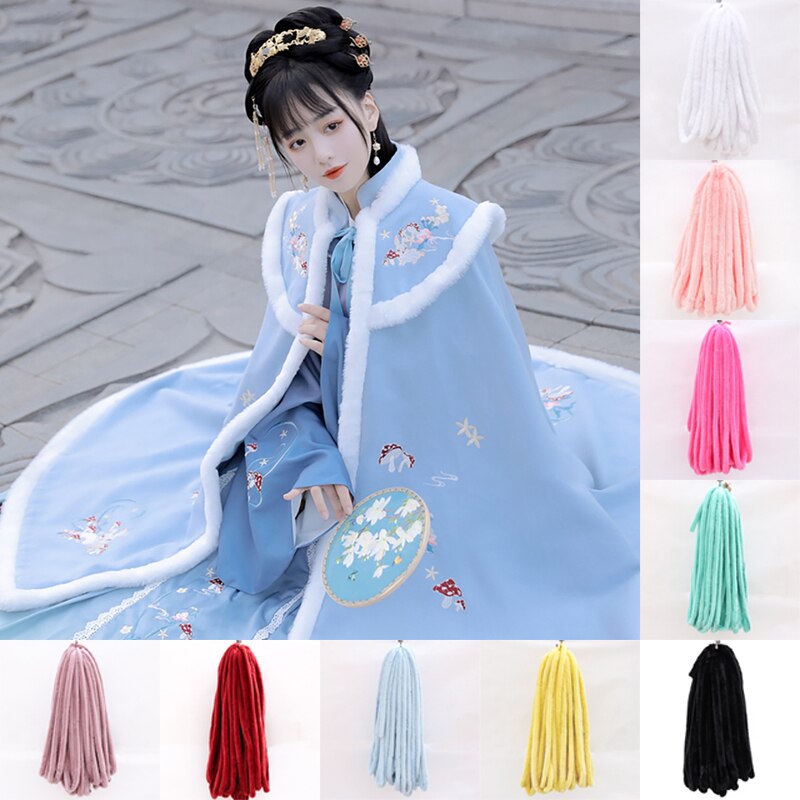 1M Kunstmatige Konijnenbont Lint Tapes Diy Kleding Naaien Pluizige Bekleding Trimmen Stof Woondecoratie Faux Bont Naaien Kostuum cra