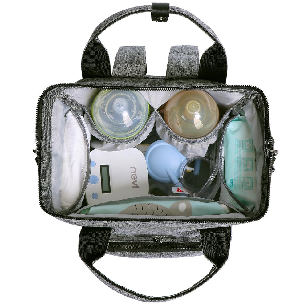 LAND Insulation Backpack Baby Diaper Bags Mommy Thermal bag Strollers Double Layers multi-function fresh keeping Cooler MPB24