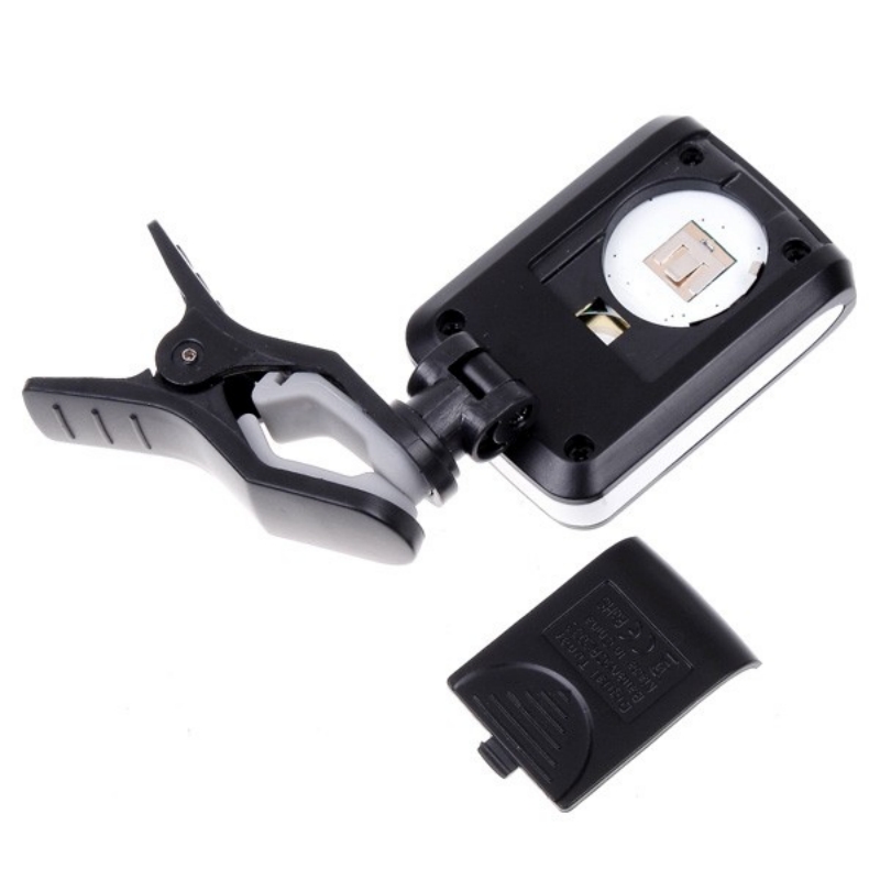 Caline ct -03b lcd clip-on elektronisk digital guitar kromatisk basviolin ukulele tuner