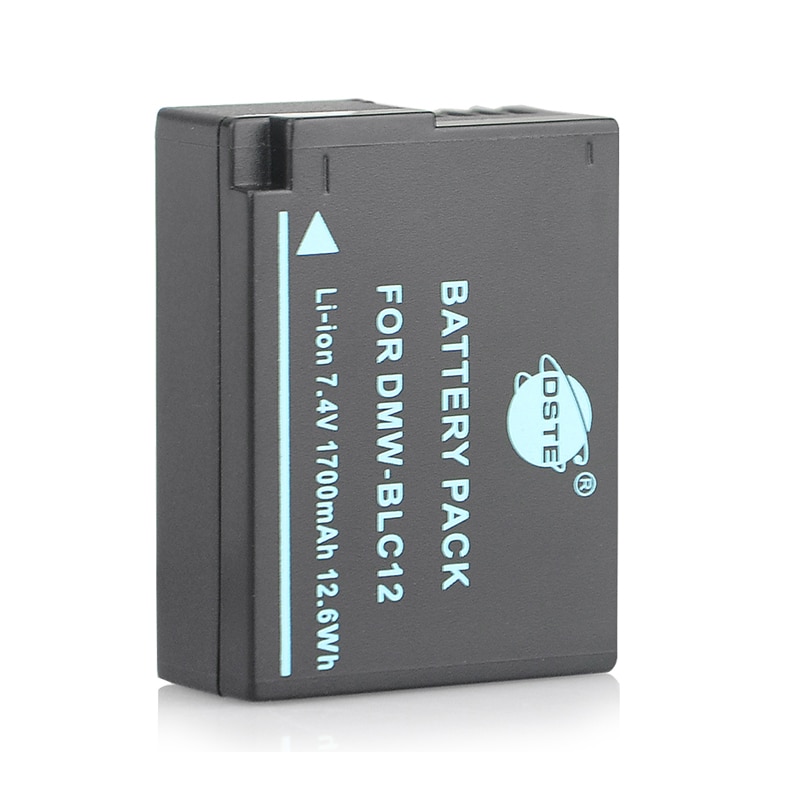 2 kpl 1700 mah 7.4v dste dmw-blc 12 blc 12e blc 12pp bp -dc12 bp-51 akku panasonic lumix  fz1000 fz200 fz300 g5 g6 g7 gh2 gx8: lle
