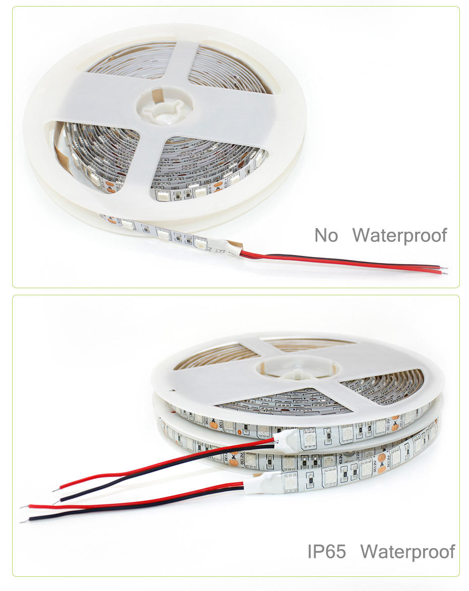 LED Grow Light Full Spectrum 5M Phyto Lamp SMD 5050 Waterproof Growth Lamp For Greenhouse Hydroponic Plant Growing+Power adapter
