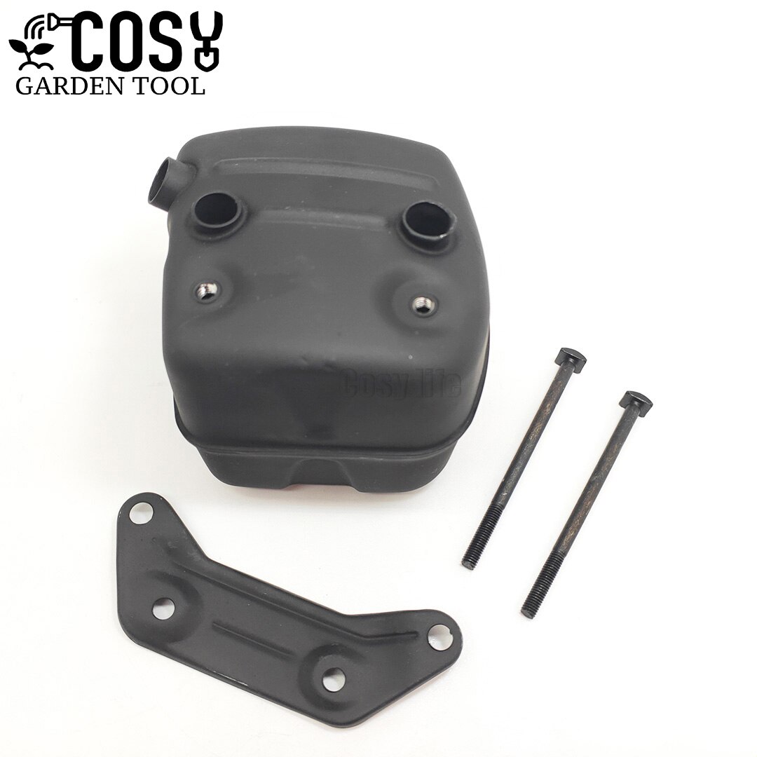 Kit de tornillos de soporte para silenciador de tubo de escape, piezas de repuesto para motosierra Husqvarna 365, 371, 372 XP, 385, 390