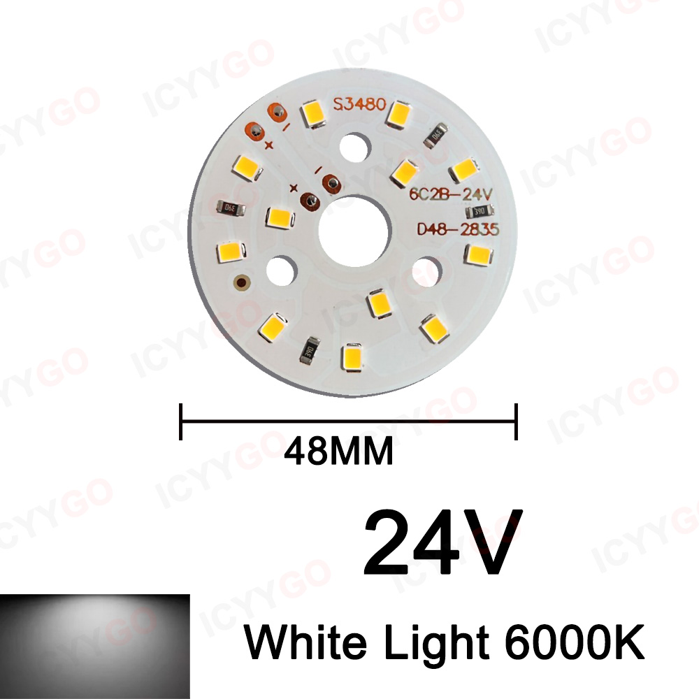 10 Uds DC12V DC24V lámpara cuentas bombilla LED 1W 3W 5W 7W brillo tablero de luz adecuado para bombillas Led Downlight soldadura cable de alimentación: 3,0-3,6 V / Verde