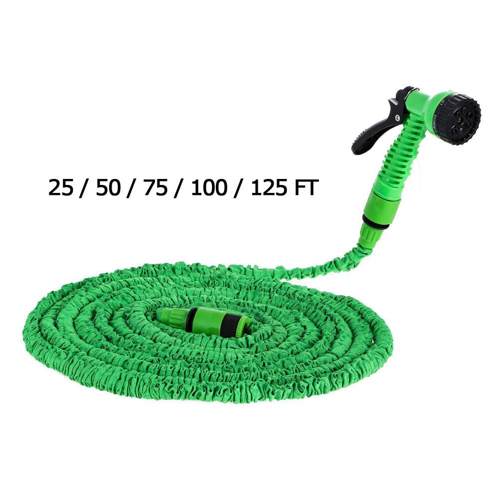 25ft-250ft tuinslangen multifunctionele flexibele waterslang waterspuitpistoolset auto waterslang met spuitpistool