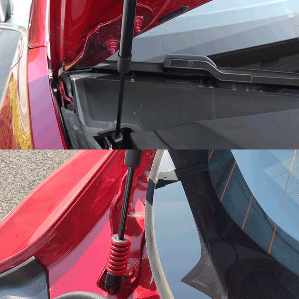 G-dele 2 stk bil bagagerum bagklap lift stiver bagagerum gasfjeder stød hydraulisk stang til tesla model 3