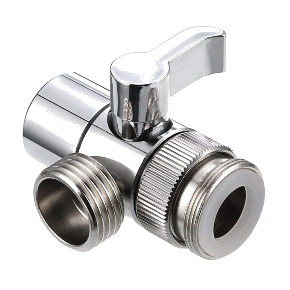 1-10PCS Switch Faucet Adapter Kitchen Sink Splitter Diverter Valve Water Tap Connector Separator For Sink Toilet Bidet Shower: WHITE