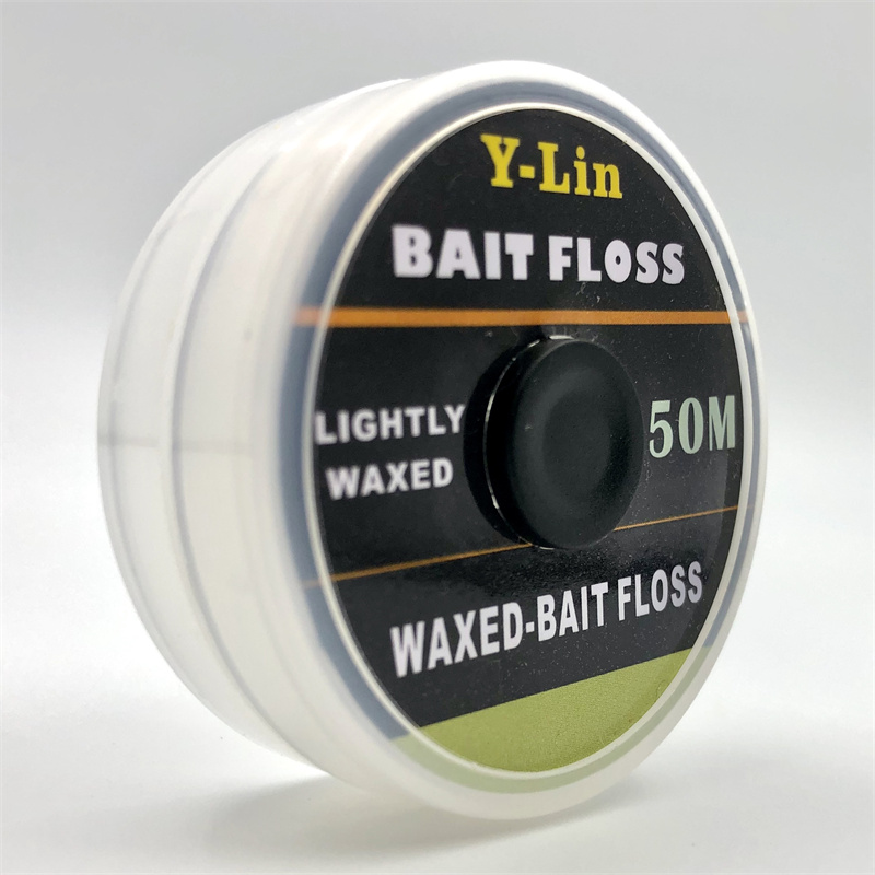 50m Carp Fishing Bait Floss Accessories Grips for POP UP Boilies Holder Chod Hair Ronnie Rig Carp Rigs Fishing Tackle Terminal