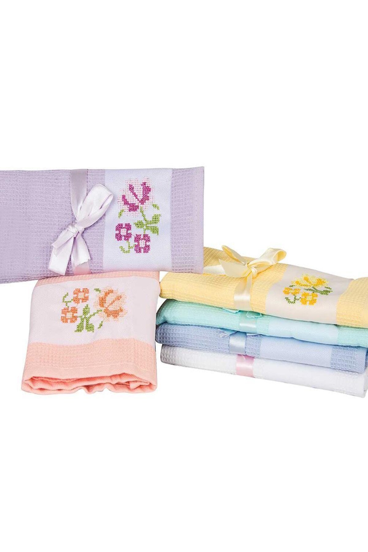 12 Stuks Geborduurde Keuken Handdoek | Turks Handdoek 45X70 Cm: 12 pcs