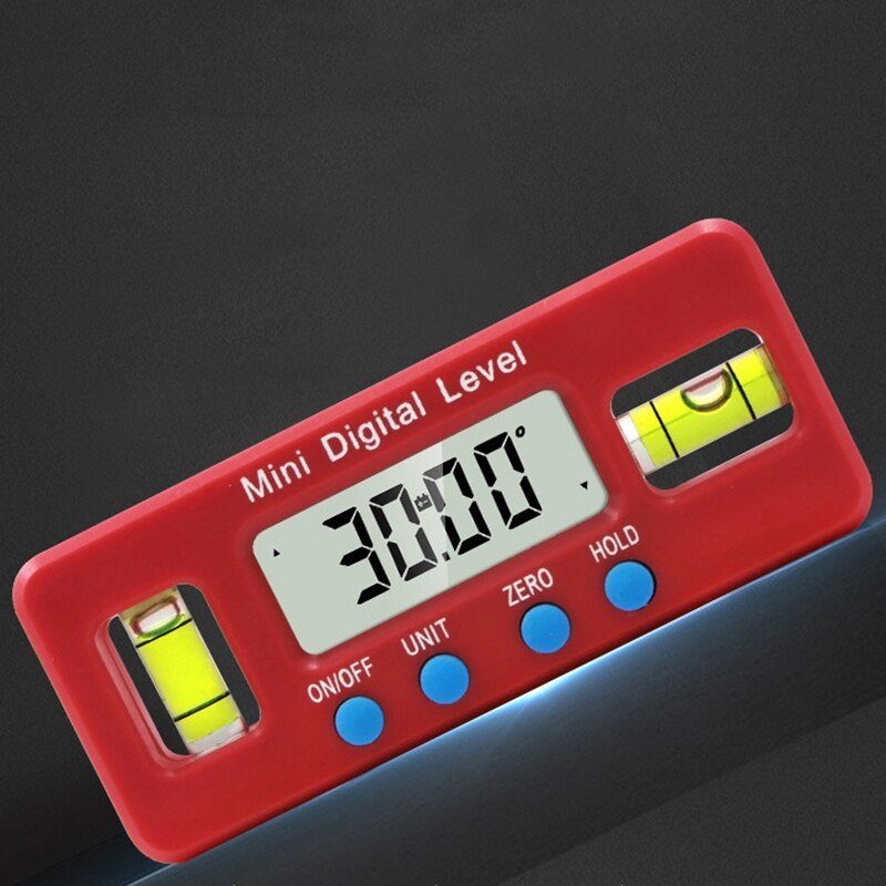 Precision Digital Protractor Inclinometer Waterproof Level Box Digital Angle Finder Bevel Angle Measuring Tool