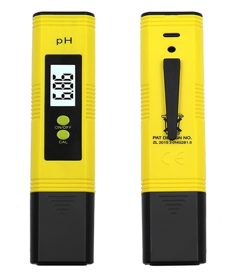 Electronic PH tester to test the pH of water
