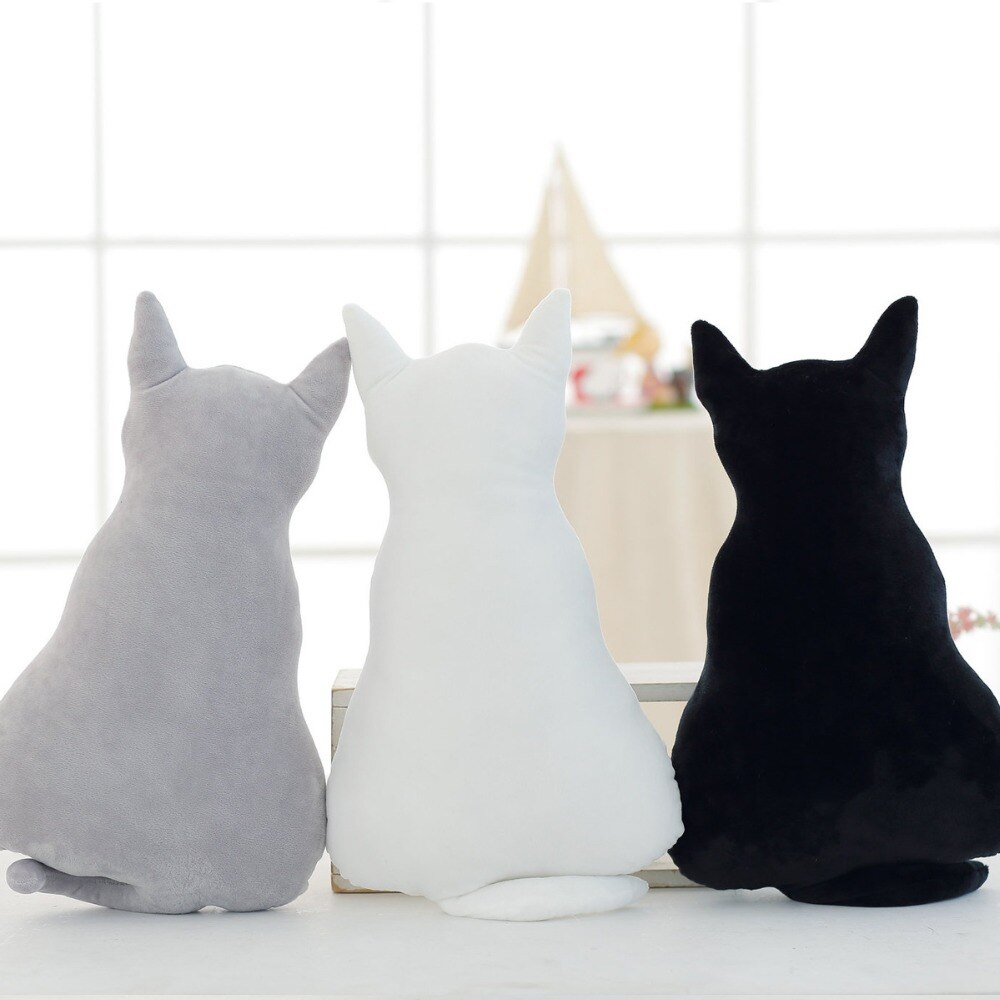 Pelúcia volta sombra gato brinquedos para cama reclinável cadeira assento almofada presente para amigos