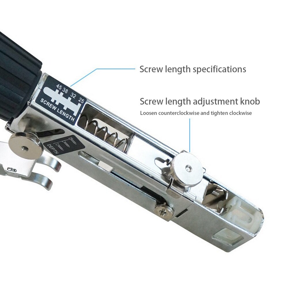 Screw Gun Automatic Nail Feeding Chain Belt Screw Tool Meets The Installation Requirements Without Support and Easy To Operate