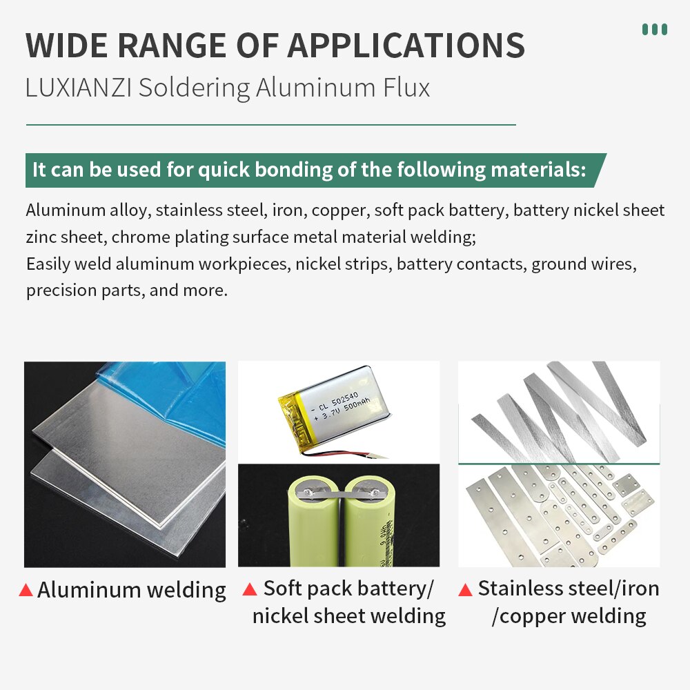 LUXIANZI 50ml Stainless Steel Solder Flux For Copper Battery Iron Solders Welding Repair Tool Durable Liquid Soldering Water