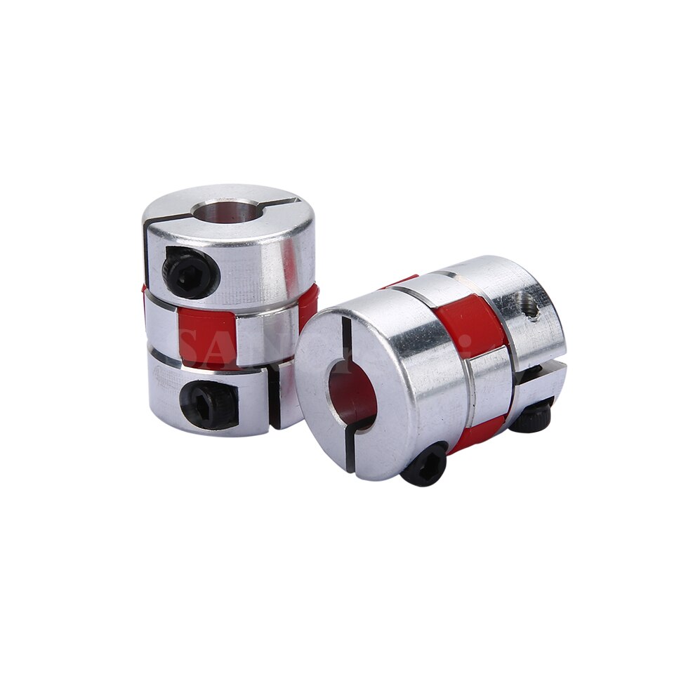 CNC Motor Backen Kupplungen Flexible Spinne Plum Welle Kupplung D25 L30 5mm 6mm 6,35mm 8mm 9mm 10mm 12mm spinne Kupplung