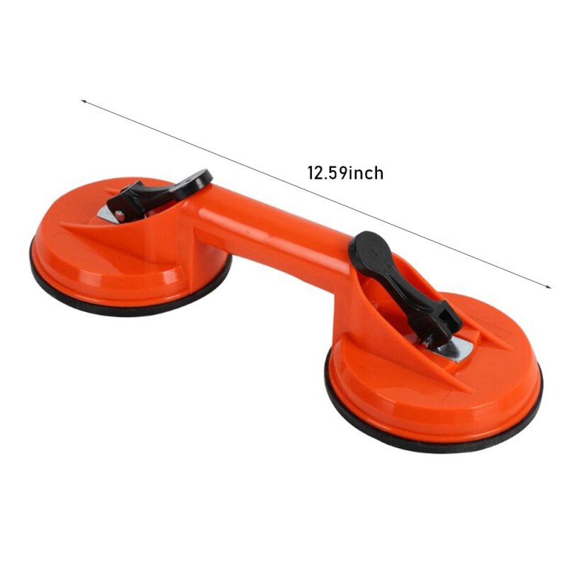 Premium Heavy Duty Ceramic Glass Suction Cup Double Handle Puller/Lifter/Gripper: Single