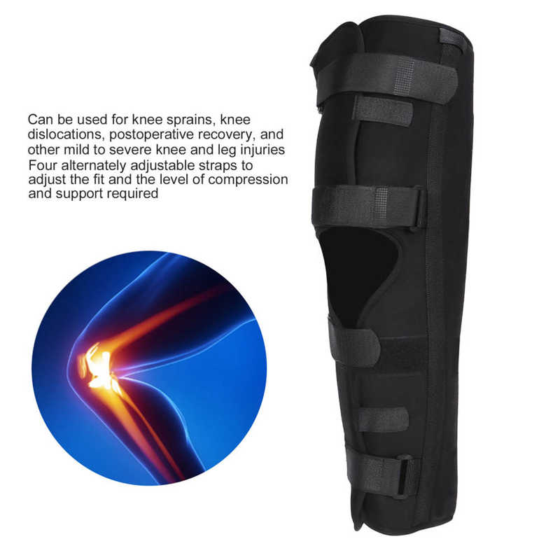 Knee Splint Strong Comfortable Support Knee Immobilizer for Postoperative Recovery for Leg Injuries