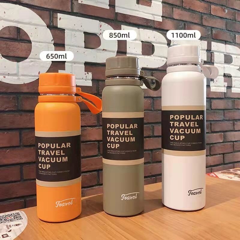 Water Bottle For Men Water Thermos Tea Vacuum Flask Vacuum Stainless Steel Flask Outdoor Tourism Movement Thermal Bottle