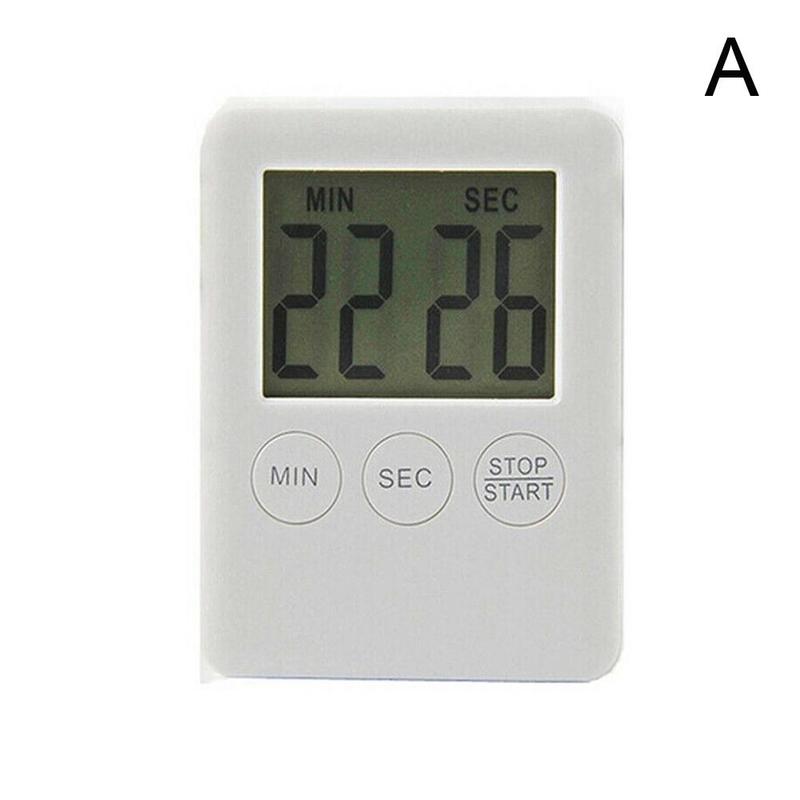 Large Digital LCD Kitchen Cooking Timer Count-Down Waring Clock Timers Time Kitchen Up Alarm Tools Magnetic Kitchen Supplier: A