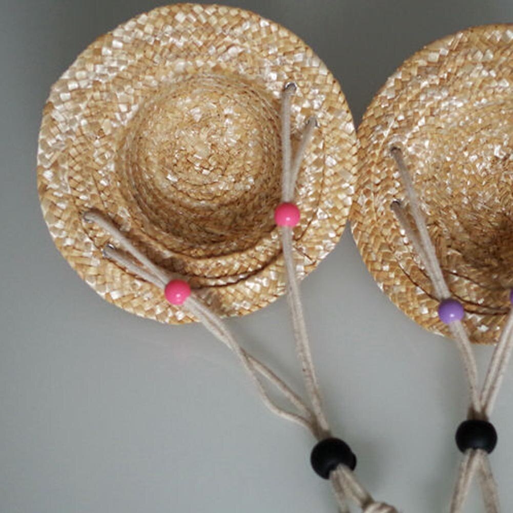 Chapeau de paille d'été 1 pièce | Animal domestique, chat Cool chapeau de paille, chapeaux soleil, fournitures pour chiots, accessoires pour animaux de compagnie, Style hawaïen, accessoires pour chiens chats, casquettes: M