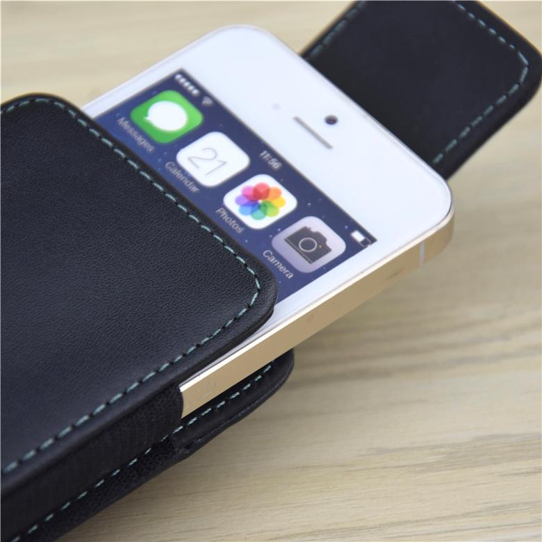 Coque en cuir avec Clip de ceinture pour iphone 6S Plus, 5.2-6.0 pouces, étui à Rotation