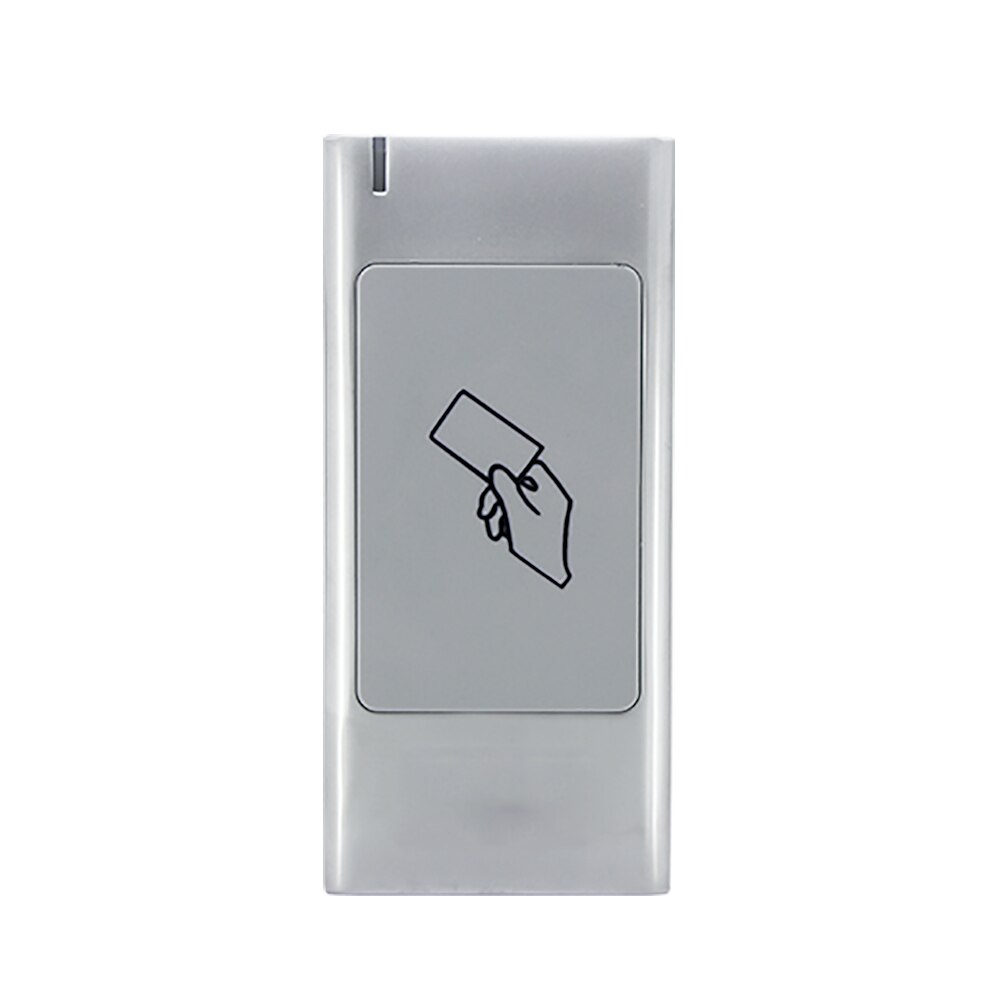 IP66 Waterproof Metal Access Control LED Indicators Security Support 125KHz RFID EM or 13.56MHz IC Wiegand 26 34 Card Reader