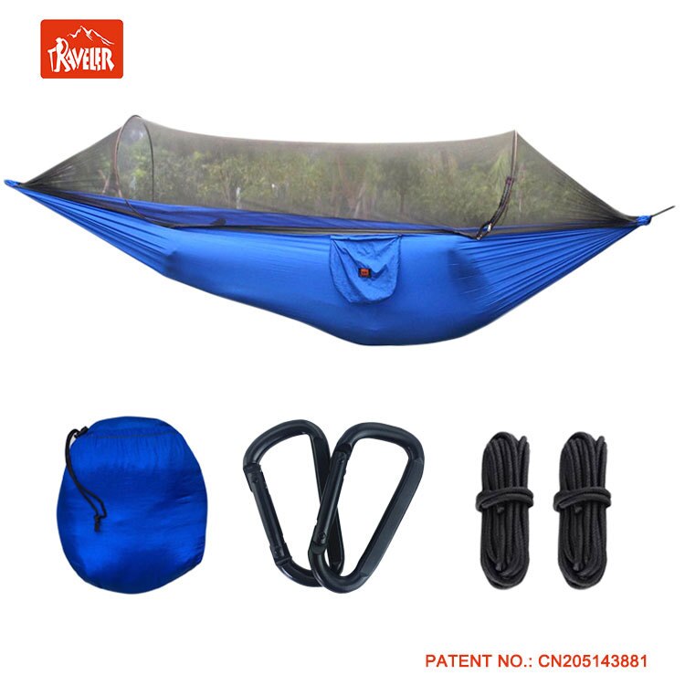 Mosquito Net Hammock Outdoor Swing Sky Tent 250x120cm Anti-mosquito camping Canopy Awning Set Bed Multi-color Optional: as picture L