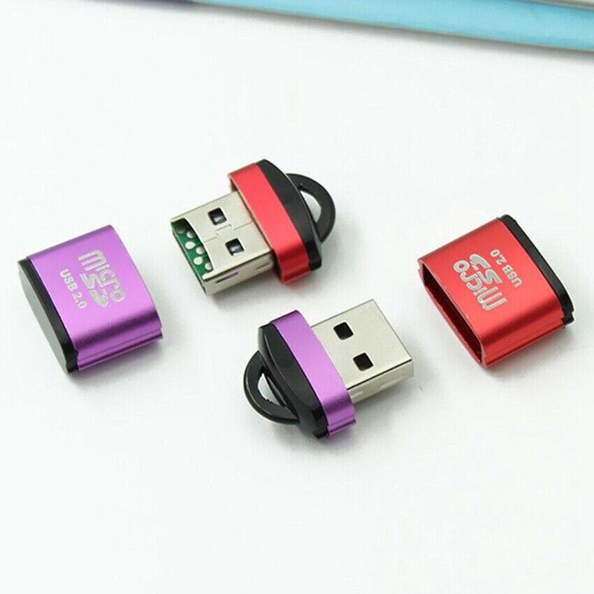 Portable Mini USB 2.0 Micro SD TF T-Flash Memory Card Reader Adapter Flash Drive SD Flash Memory