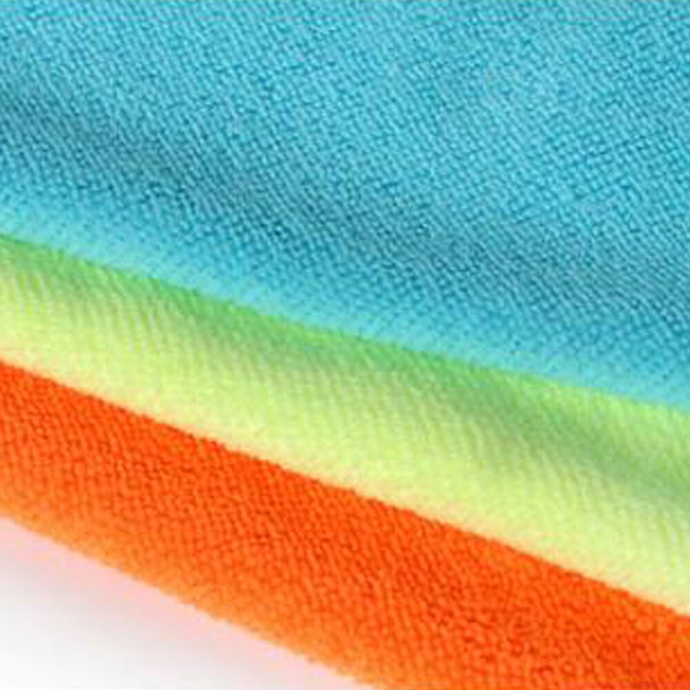 Tilfældig farve mikrofiber bilrengøringsdug vaskehåndklæde multifunktionel til vokspolstretørring, der beskriver bilplejekøkken