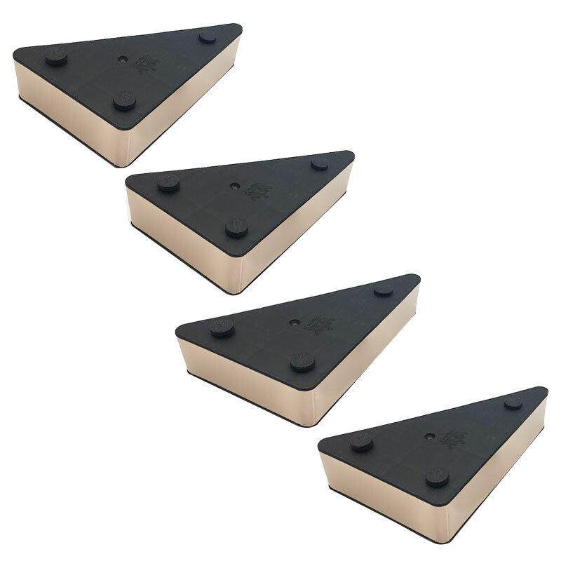 RectangleTriangle Gold schwarz Möbel zubehör Unterstützung Hardware- Beine Kunststoff Für Stuhl TV Schrank Sofa Bett Schränke