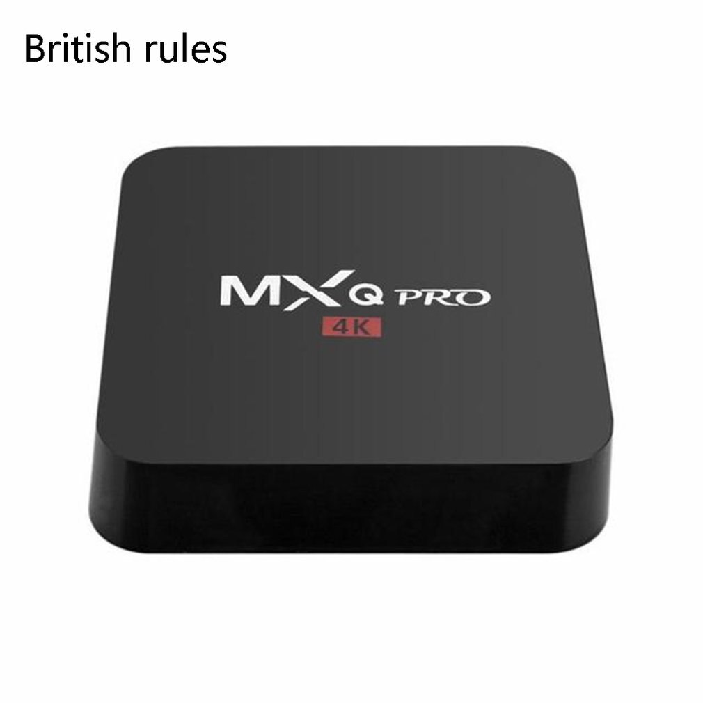 1000 Channels Smart TV Box Android MxqPro RK3229 Android 7.1K 1g + 8g Smart TV Box Amlogic 4-core Media for EU US AU UK: UK