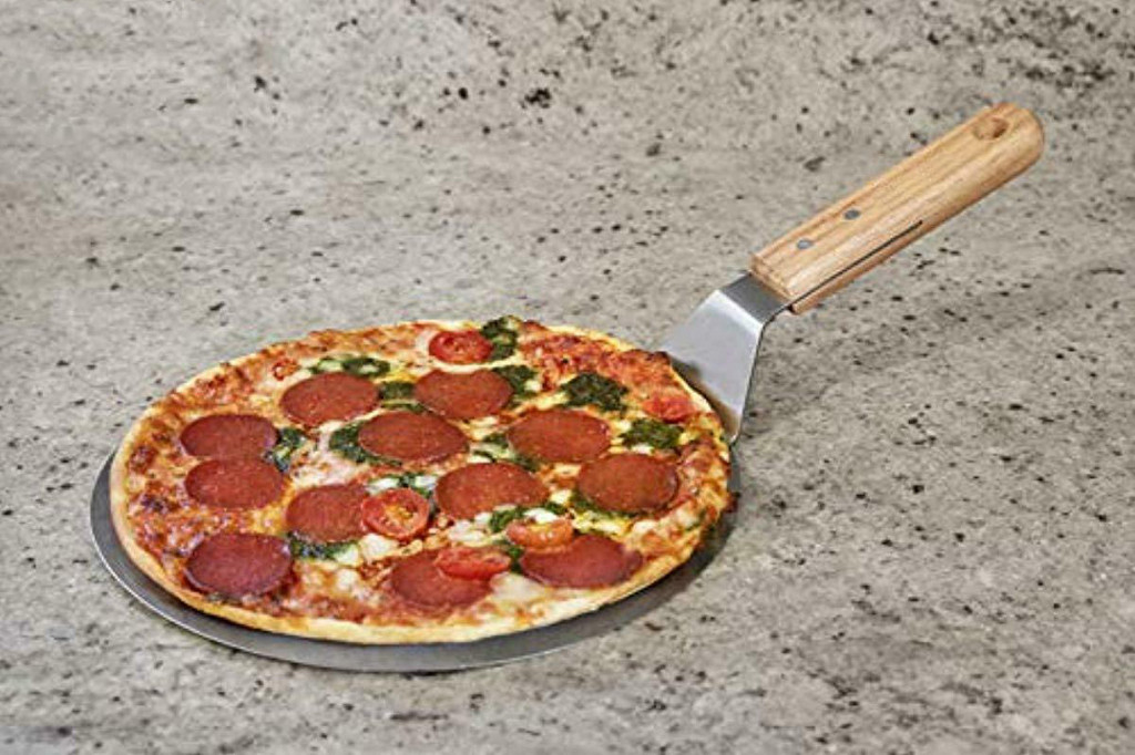 Tenske Pizza Paddle, 10-inch Stainless Steel Blade, Pizza Spatula For Oven Pizza Shovel Stainless Pizza Paddle Jun23