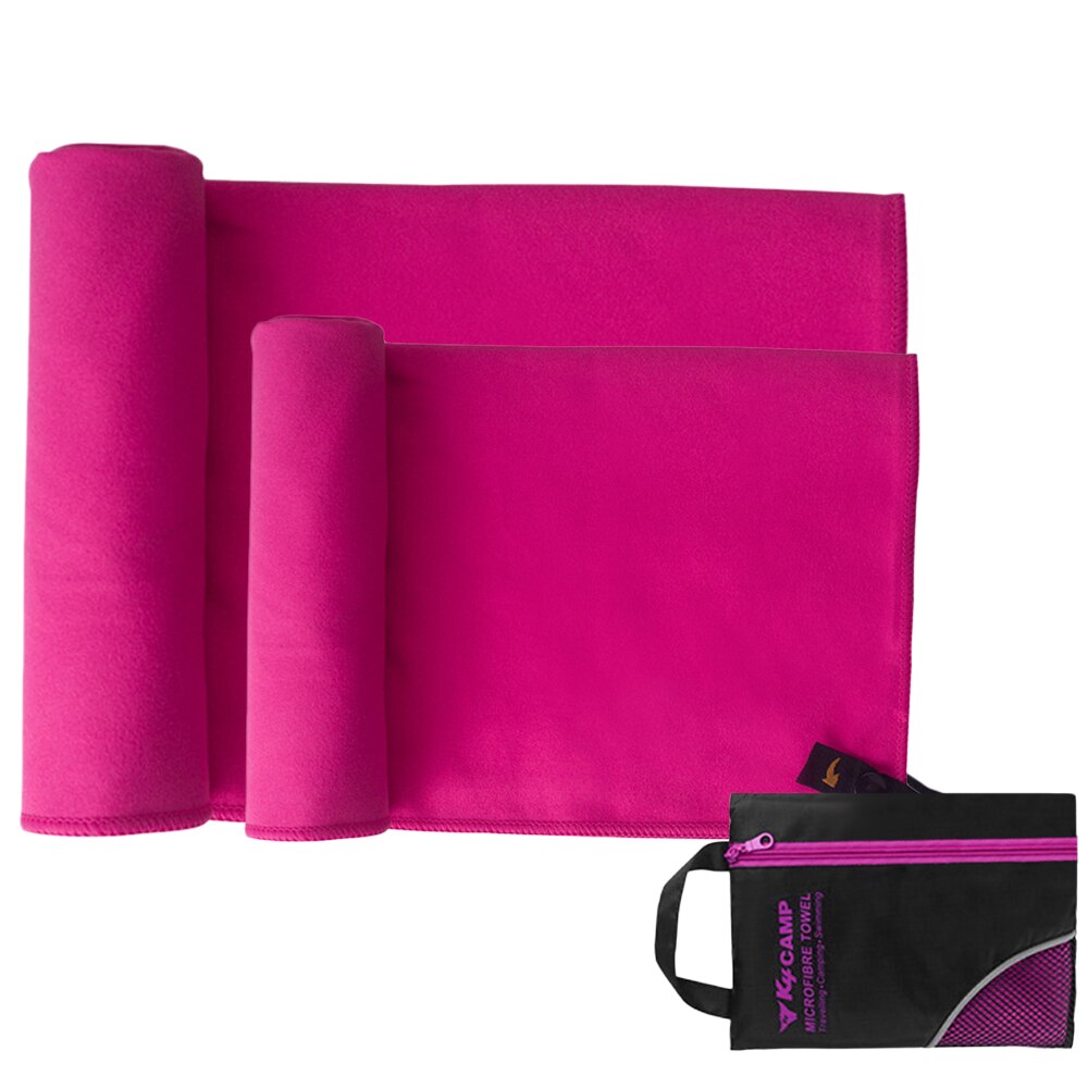 2 stk reisehåndkle sett hurtig tørk mikrofiber badehåndkle håndkle sett for gym sport camping yoga fitness dusj badehåndkle