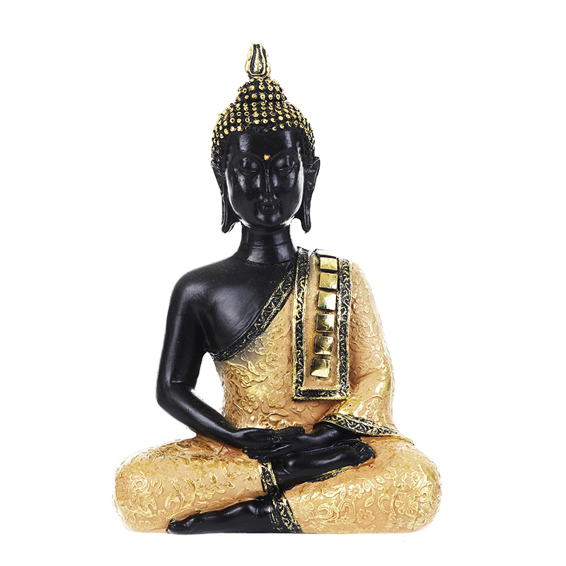 Südostasien Harz Buddha Statue Hindu Buddhismus dekoration emple Yoga Buddha Figur Meditation Indien Religiöse Wohnkultur: B