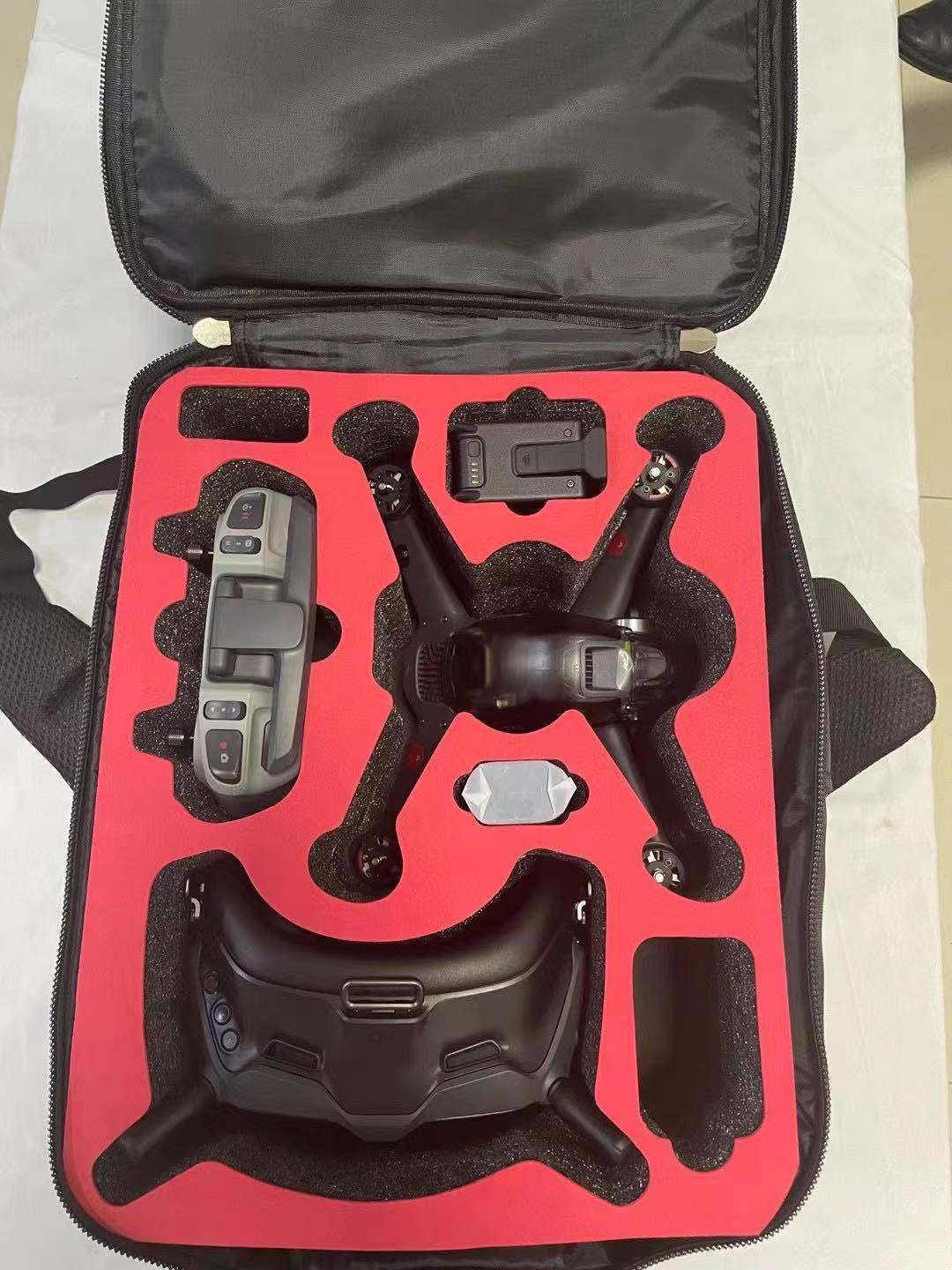 Mochila dji fpv impermeável, bolsa de ombro para transporte ao ar livre para dji fpv + sem espuma