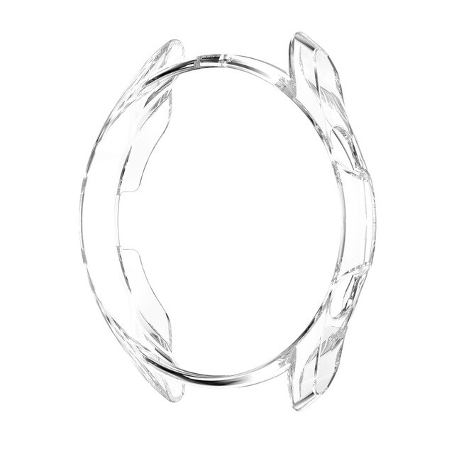 Fall für Samsung Galaxy Uhr 3 Strap 45mm/41mm TPU Überzogene Screen Protector Abdeckung Stoßstange Galaxy uhr 3 klar Fall schutz: Clear / 45mm
