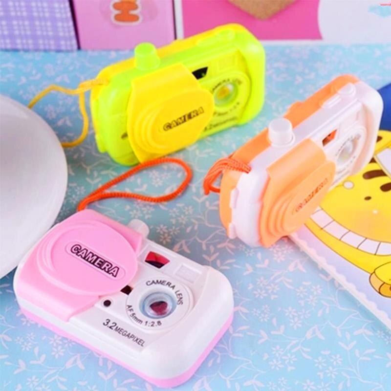1pc Funny Projection Camera Kid Toy Muilti Animal Pattern Candy Light Toy Children Educational Projection Color Study K0F5