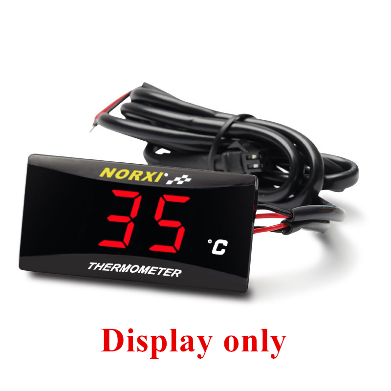 Thermomètre de moto, température de l'eau, mini-mètre pour XPrévention 250 300 NMAX CB 400 CB500X, capteur, jauges de thermomètre: vert militaire