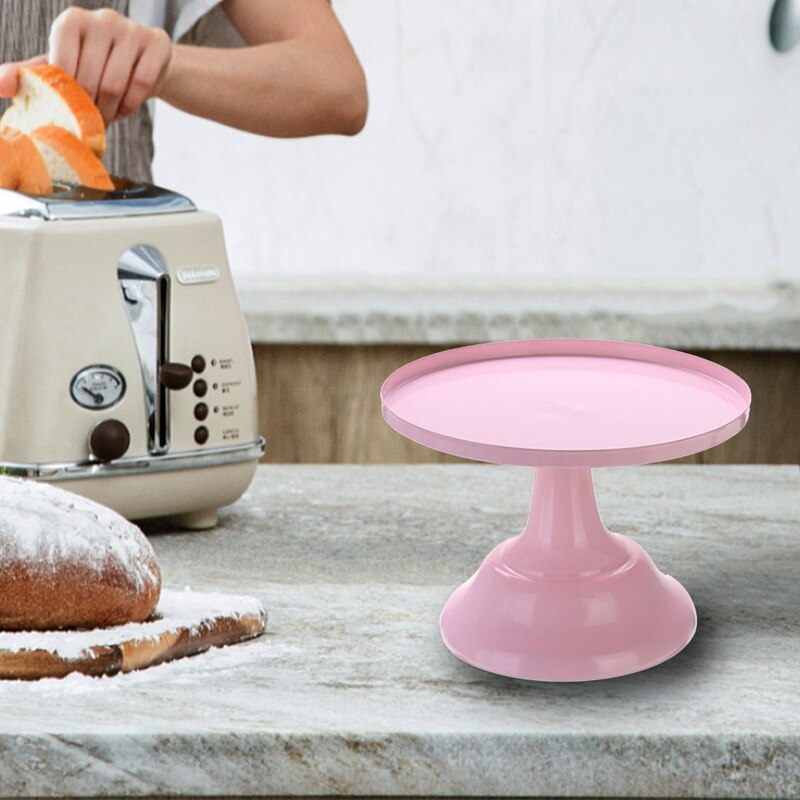 Supporto per torta base in ferro battuto supporto per dolce espositore per torta rotondo supporto per decorazione di compleanno di nozze 8 pollici