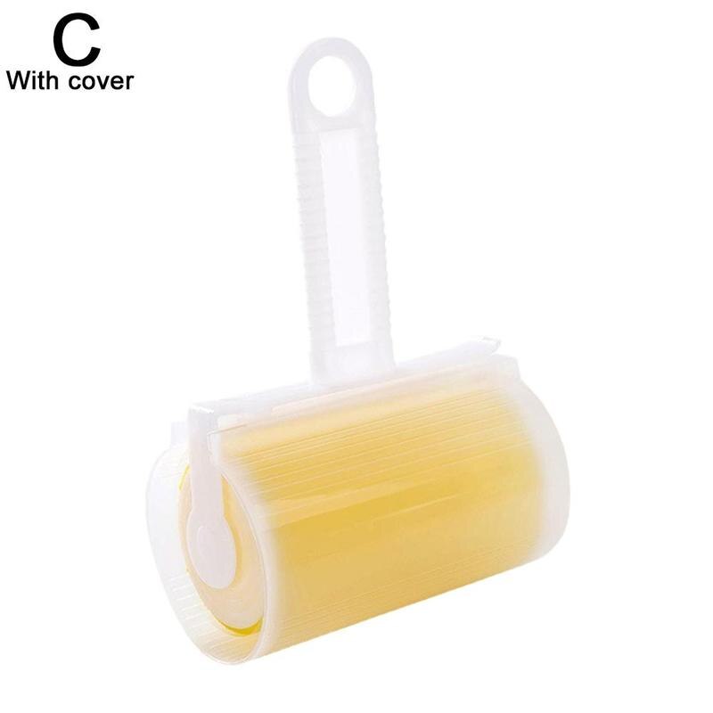 Washable Clothes Hair Sticky Roller Reusable Portable Remover Home Bed Pet Roller Dust Carpet Collector Hair Clean Sticky S A3w4: C
