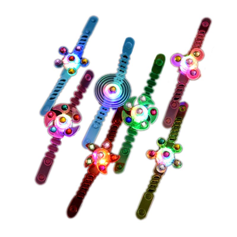 Neue Leucht Ringe Kleine Spielzeug Kinder Finger Tipto Fingertip Gyro Spirale Drehen Kinder Ring Armband Preise: NO.2 (1Pc)