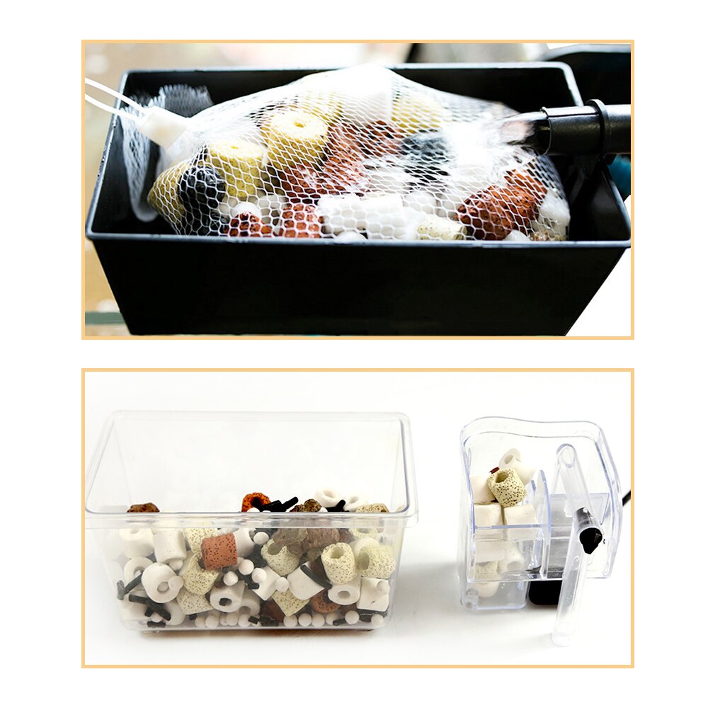 Aquarium 520g filter media Ceramic Bio Rings bacterial Ball Bacterial house Biosphere volcanic stone for fish tank