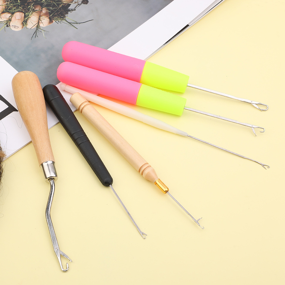 Kit de gancho de ganchillo para rastas de aguja, juego de pestillos de diferentes tamaños, fabricación de alfombras, reparación de telas, herramientas artesanales DIY